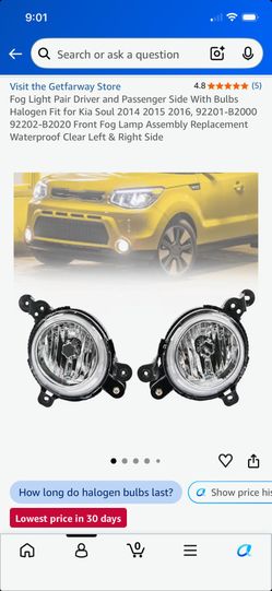 2014 OEM Kia Fog Lights New