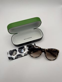 kate spade Bayleigh Tortoise Shell Cat-Eye Sunglasses with Brown Gradient Lenses