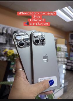 Huge Sale 🔥 iPhone 15 Pro Max  256 Gb Unlocked $599