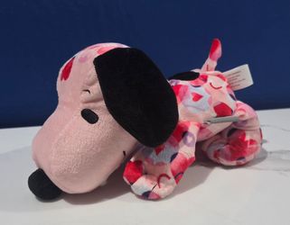 Hallmark Peanuts Valentine Heart-to-Heart Floppy Snoopy 8" Plush