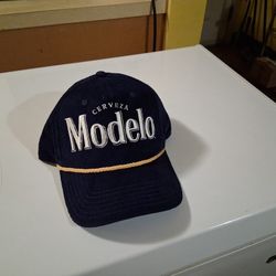 Men's  Cerveza Modelo Trucker Hat Snapback Navy blue Brand New 
