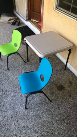 Table And 2 Chairs 