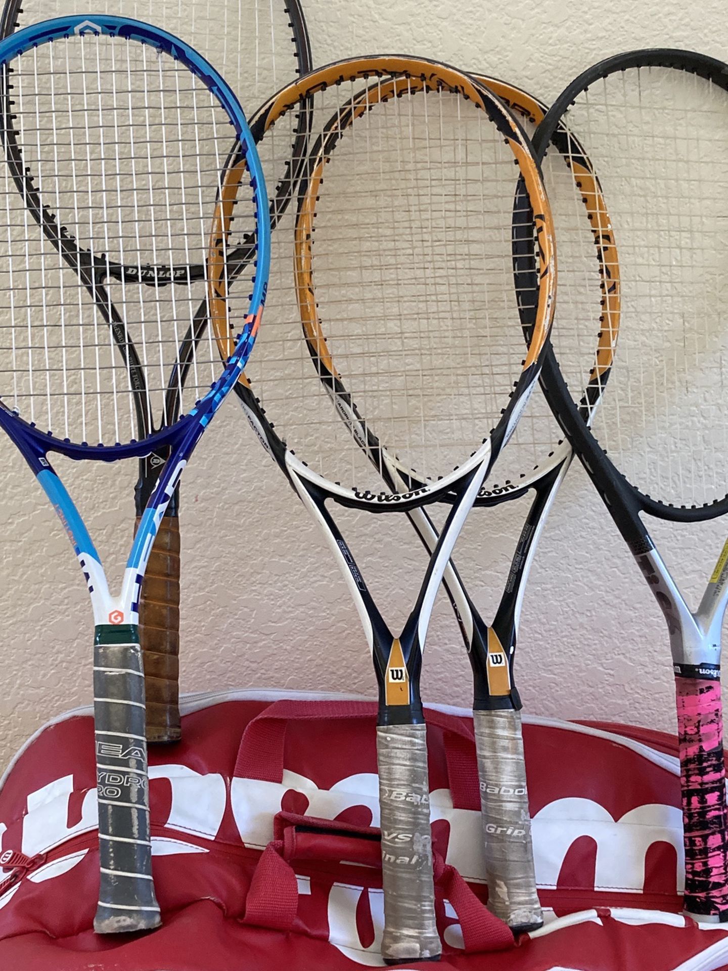 Tennis package bundle Rackets String
