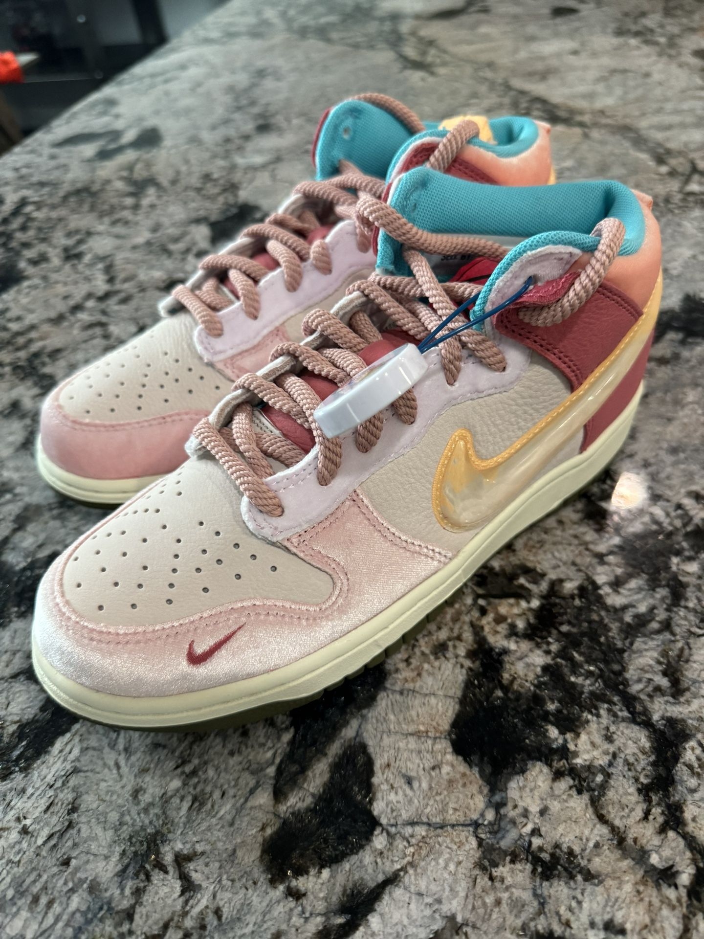 Nike Social Status X Dunk Mid “Strawberry Milk”