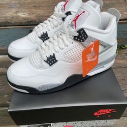 Jordan 4 White Cement (NEW)