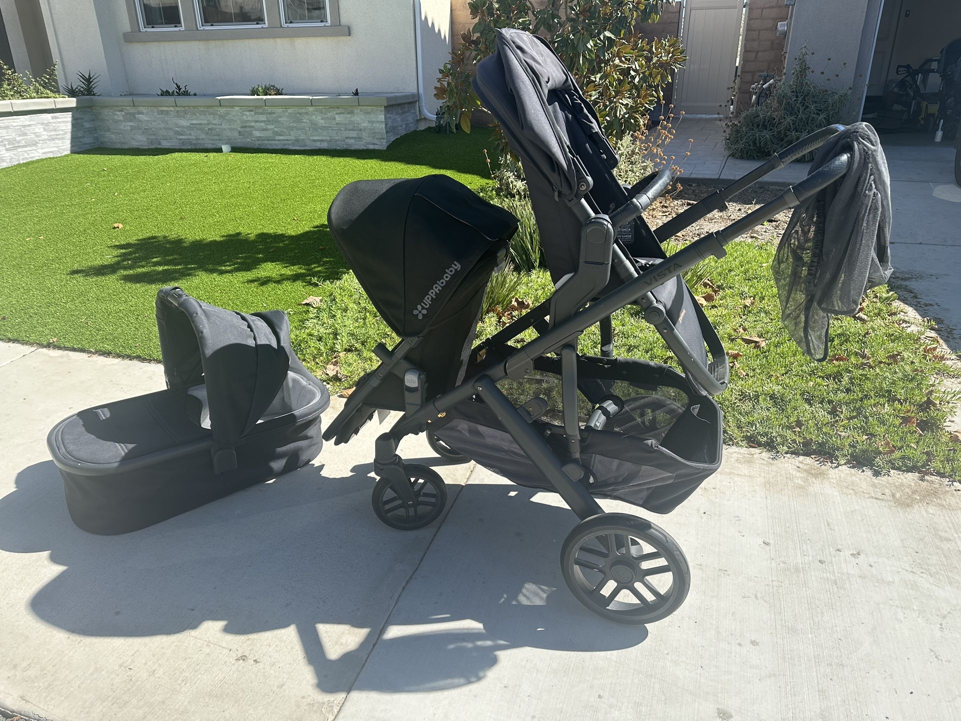 Uppa baby Double Stroller And Bassinet