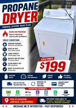 GE Propane Dryer