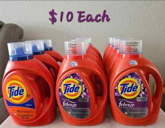 New TIDE Liquid Laundry Detergent Febreze Large Size 73oz