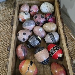  Soapstone Eggs Handmade In Kenya Collection 