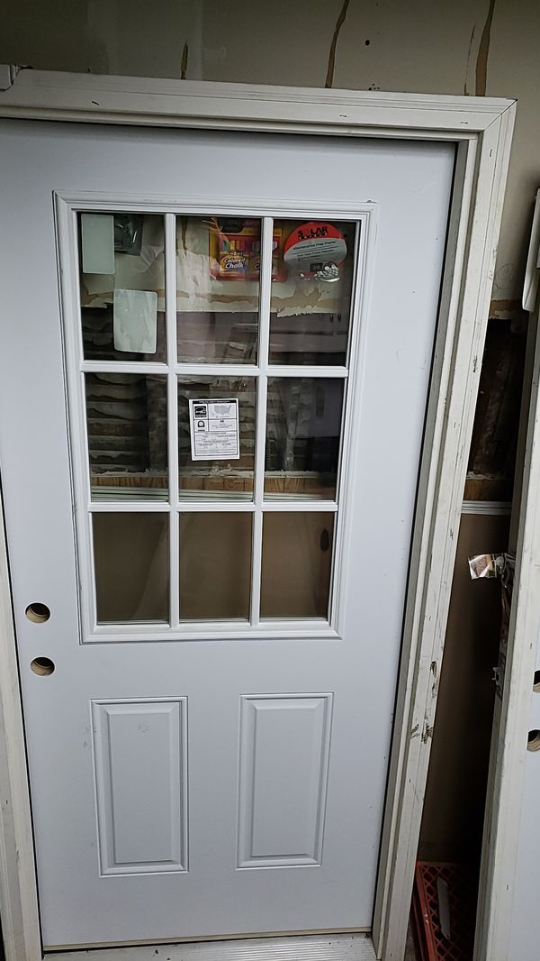 Reliabilt Steel exterior door with window (36x80) for Sale in Chicago