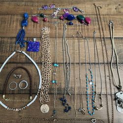 large lot of assorted costume jewelry 