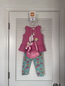 Girls Gymboree Outfit Size 6 w/ Matching Purse