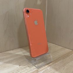 I Phone XR 256GB Coral Factory Unlocked Used Like New
