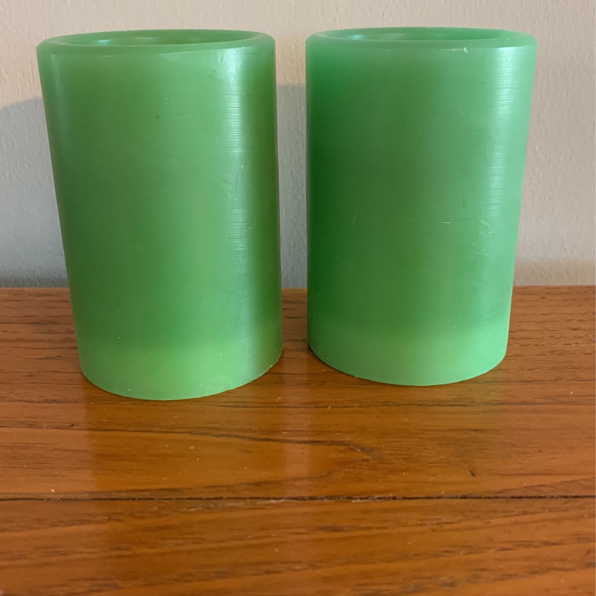 2 Battery Operated Pillar Candles