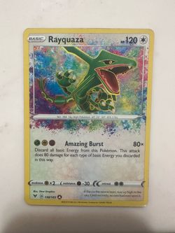 Rayquaza Pokémon card