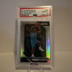 2018 Prizm Devonte Graham #288 Silver Prizm PSA 10