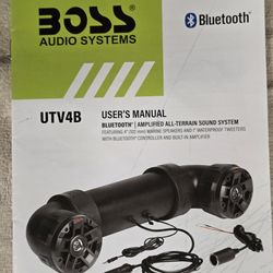 Boss Utv 4B Sound System