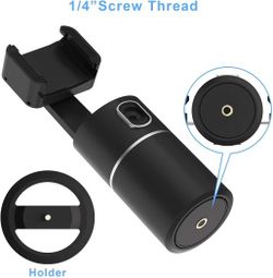 Auto Tracking Phone Holder,360° Rotation Face Body Track Mount,Tracking Tripod for Vlog Shooting Live Streaming,Build-in Battery,No APP Required
