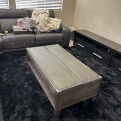 Dark Grey Todoe Lift Top Coffee Table