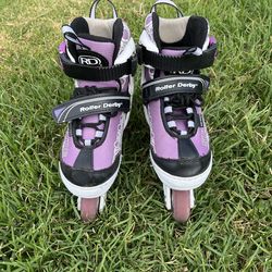 Adjustable Inline Skates – Girls Size 11–1