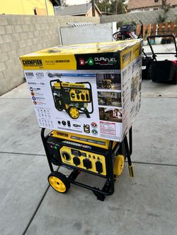 Shop Champion Power Equipment 5300/4250-Watt Recoil Start Dual Fuel Portable Generator w/ Free 3-Year Warranty for RV and Home