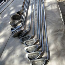 11 Pcs Lefty Clubs/Irons 