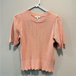 Joie Soft Ribbed Knit Top, Size M $40 OBO