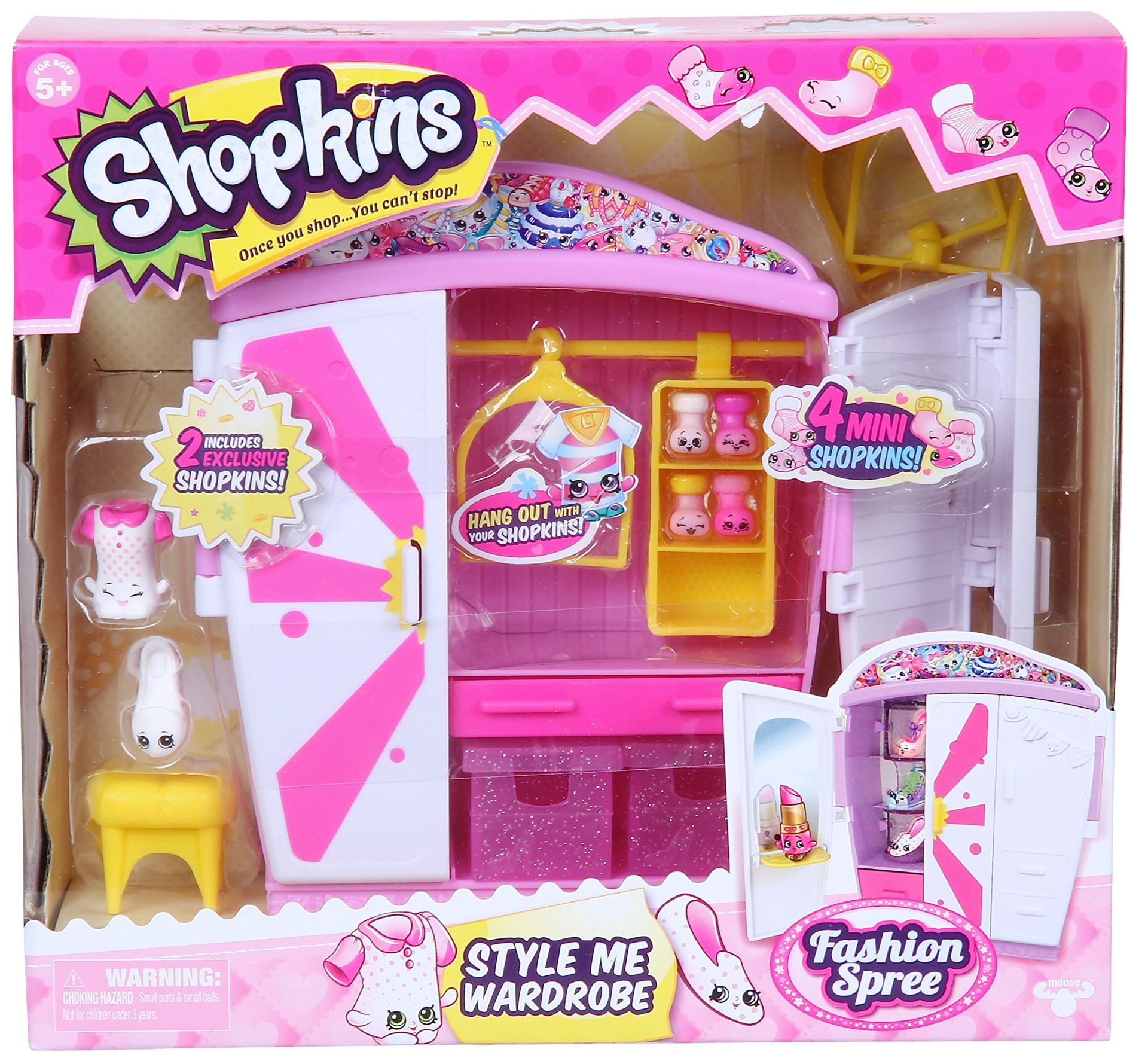 NEW! Shopkins Style Me Wardrobe