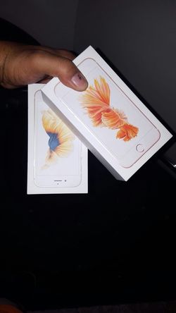 IPhone 6s rose gold and gold
