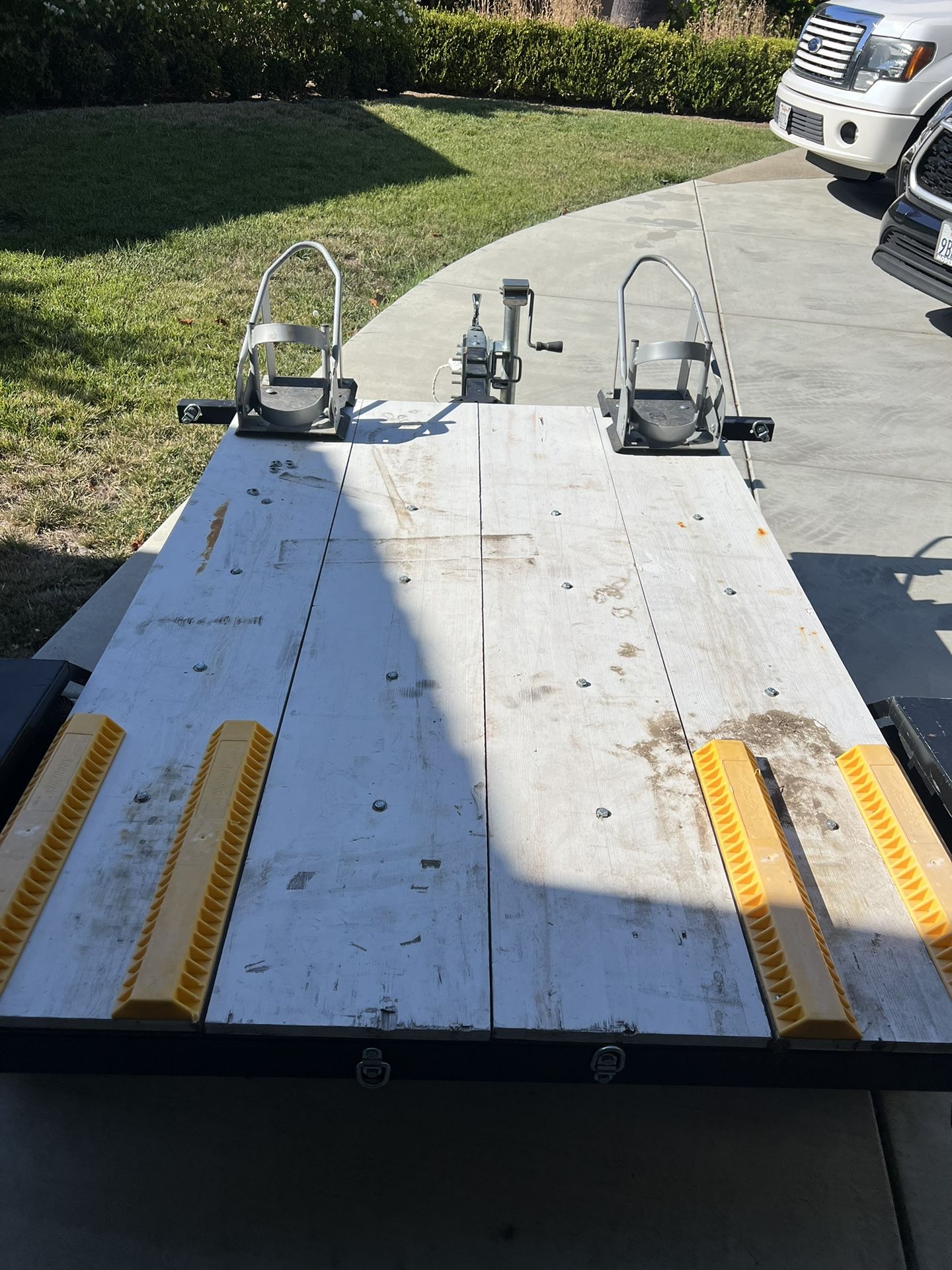 Dual motorcycle trailer 4x6