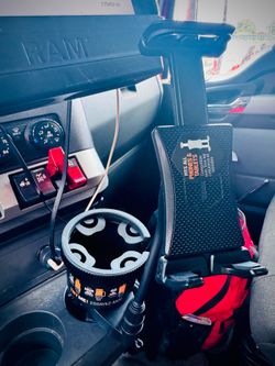 Cup fit phone holder