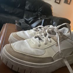 Shoes Sizes Heels Are A Size 6 In Women And Pumas Are A Size11 In Kids 