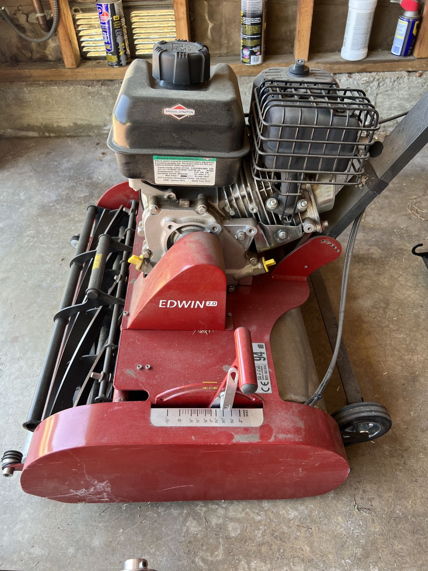 Edwin 2.0 best sale reel mower