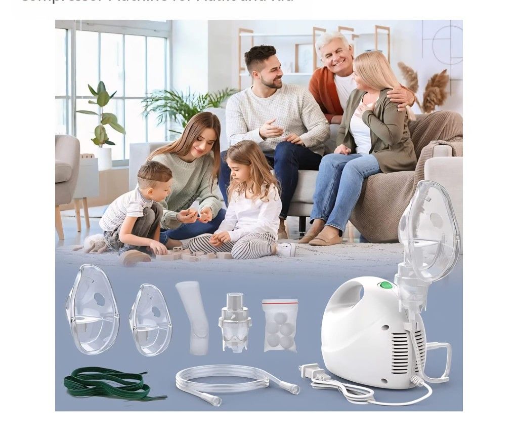 AIR Compressor & Nebulizer Portable Nebulizer Compressor Machine for Adult and Kid