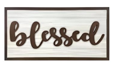 Blessed Wall Sign 
