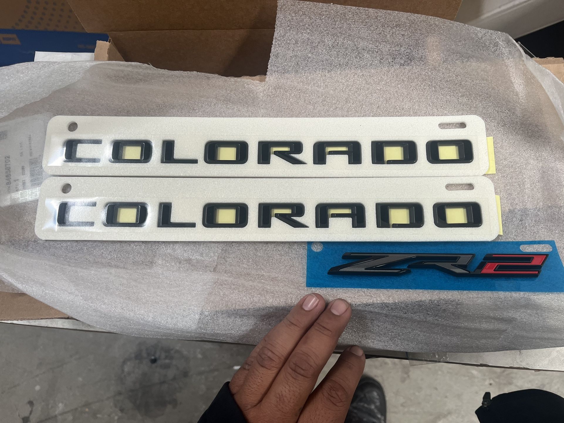 2021-2022 Chevy Colorado Black Emblems