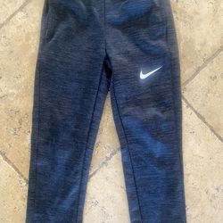 Nike Dri-Fit Athletic Sweatpants Dark Grey Heather Pockets Size 6