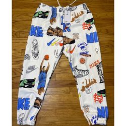 Nike NSW Bold School Cuffed SweatPants White Sail Men’s Sz XXL New! 