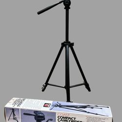 Compact Camcorder & Camera Tripod COAST BRAND Model # VTR-77G