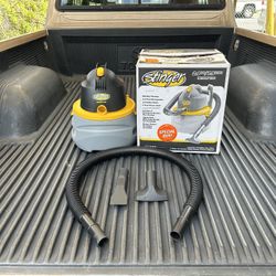 Stinger 2 Gal. 2.5 Peak HP Shop Vacuum Wet Dry Vac w/Filter Bag, Hose & Attachments