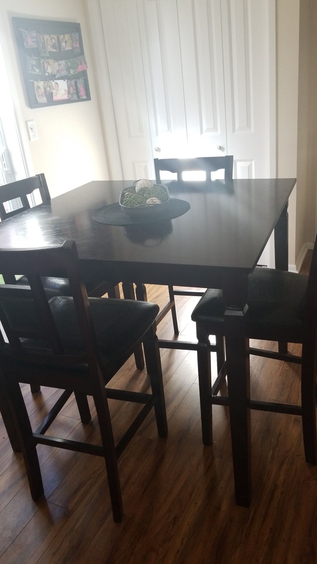 Table and chairs