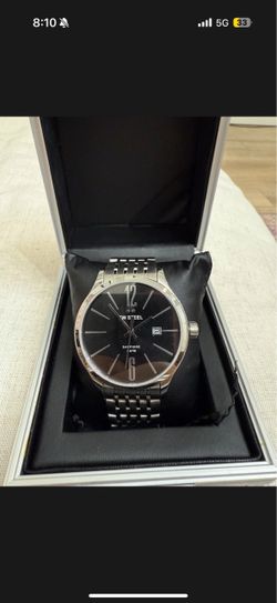 TW Steel Men's Stainless Steel and Black Watch TW1306