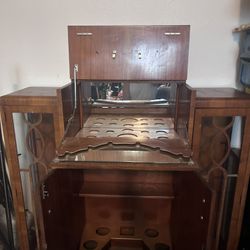 Antique Bar Cabinet Really Nice