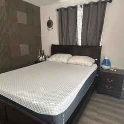 Queen Bed With Mattress