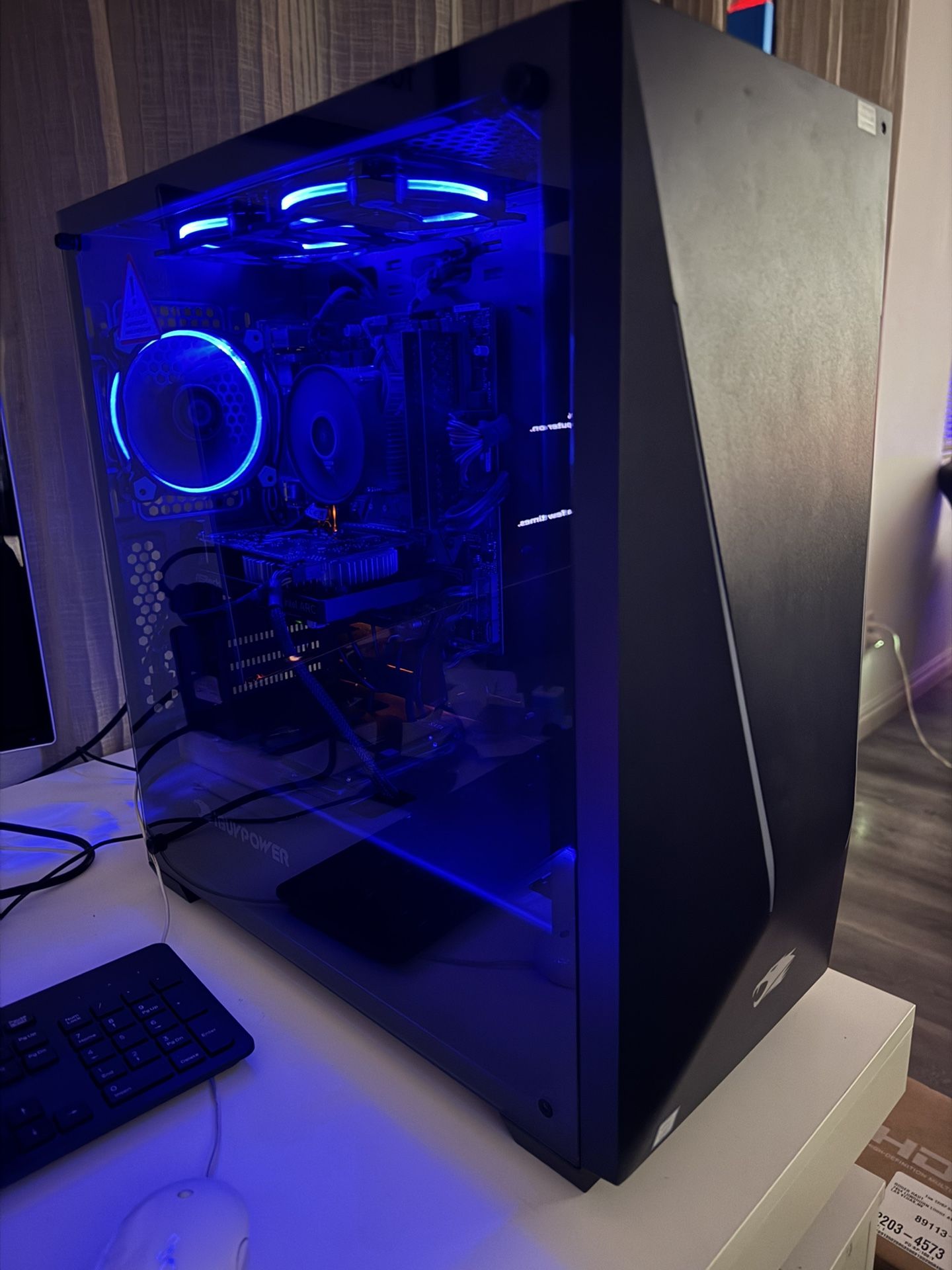 IBUYPOWER Gaming PC, Core I7-8700, 16 GB DDR4, ARC A380- 6 GB Graphics, 256 GB SSD, 1 TB HD, WiFi 6, BT, Win 11