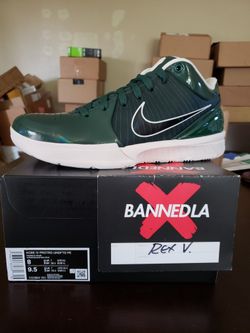 Nike Kobe 4 Protro Undefeated Milwaukee Bucks Size 8M