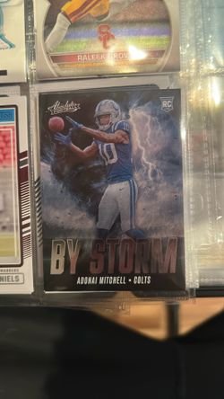 Adonai Mitchell Rookie Card