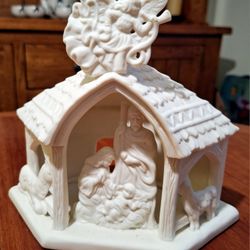 Partylite Nativity Tealight Candle Holder 