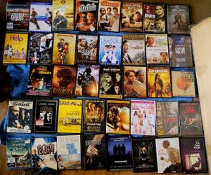 movie dvds for sale used once in good shape.