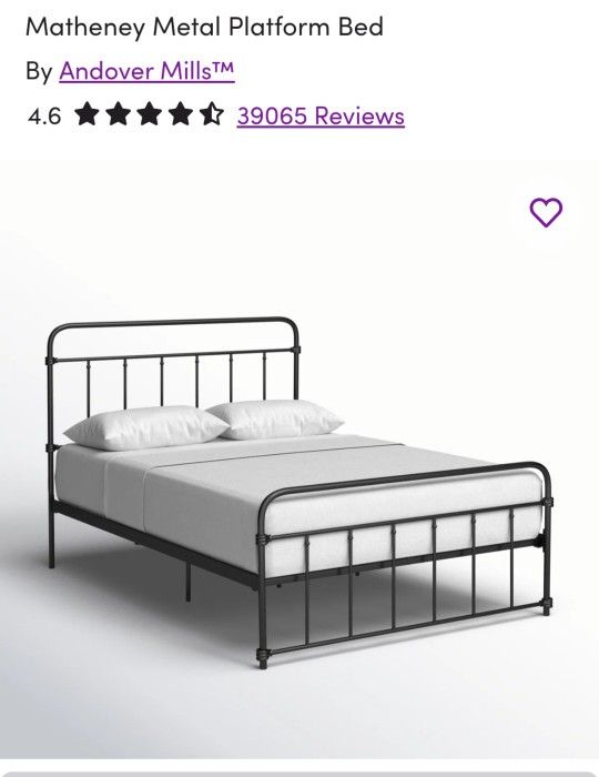 Metal Platform Bed